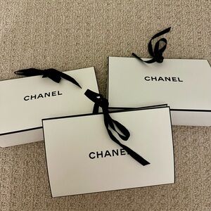 Chanel authentic gift boxes decor